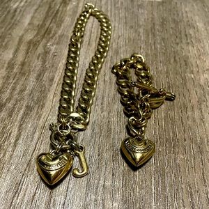 Juicy Couture Toggle Necklace and Bracelet